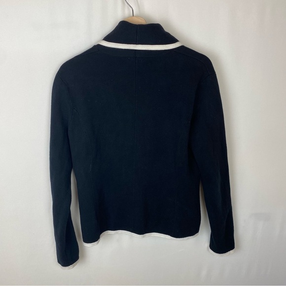 Lauren Ralph Lauren Button Down Collared Cardigan Sweater Size Medium - Picture 2 of 6